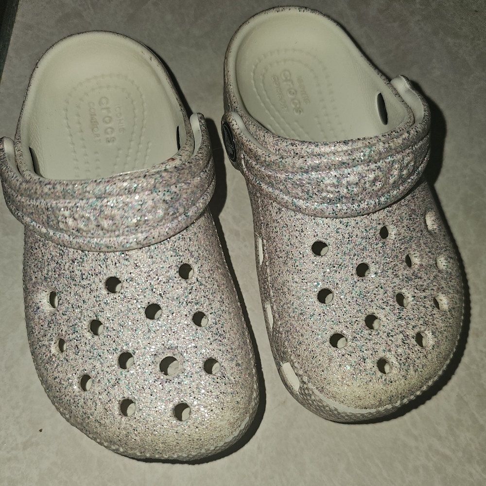 Crocs Kids Glitter Clogs - Multicolor